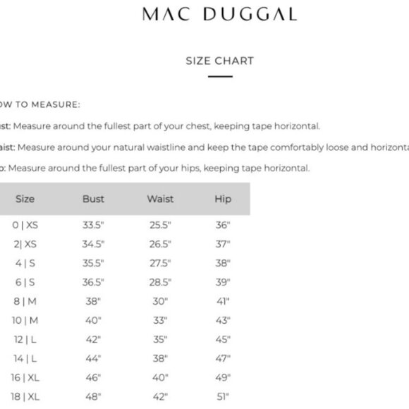 NWT Leena for Mac Duggal Black V-Neck Empire Waist Gown $338 - Picture 15 of 15